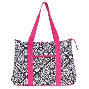 Ever Moda Damask XL Tote Bag with Coin Purse